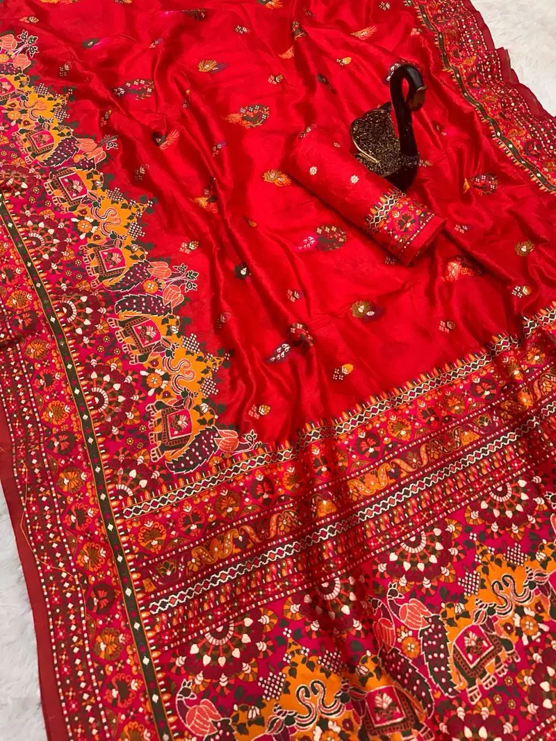 SF 826 Shubh Pashmina Silk Occasion Sarees Wholesale Market In Surat